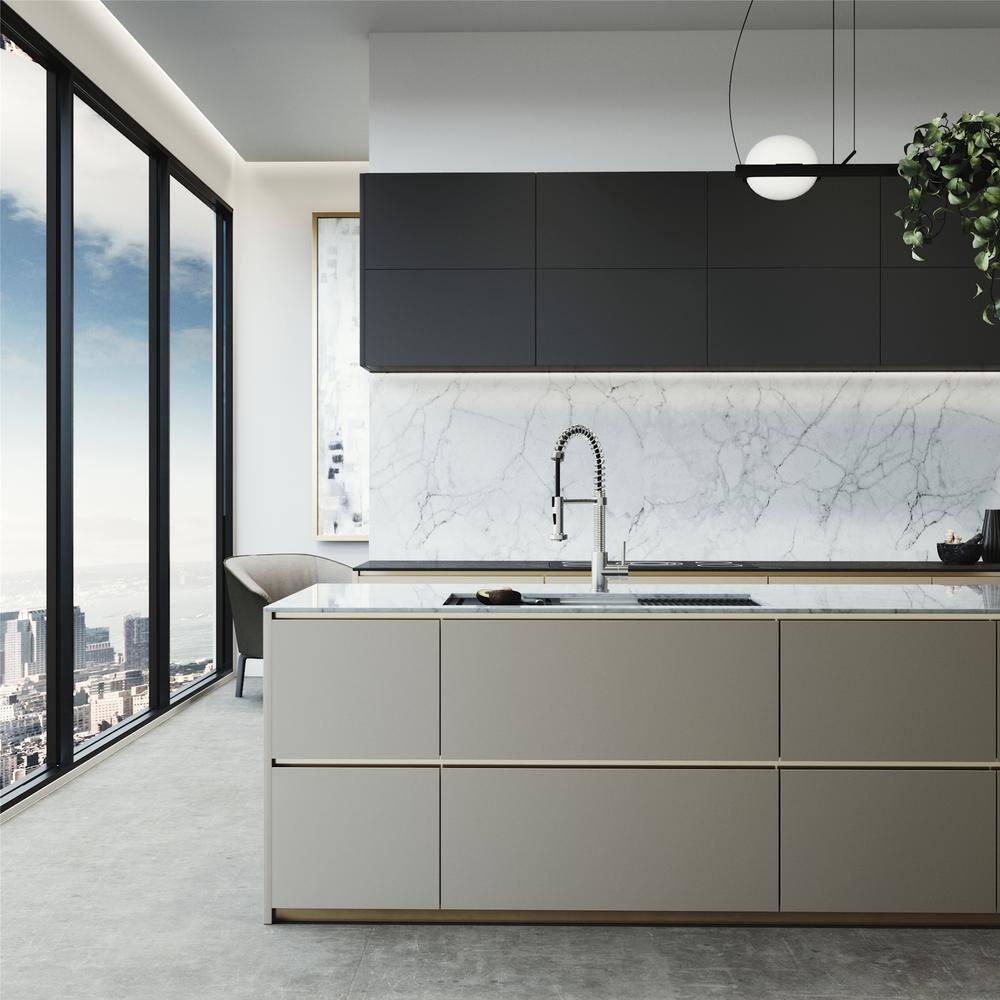 VIGO VIGO 36" Mercer Stainless Steel Undermount Kitchen Sink with Accessories VGR3620CK1