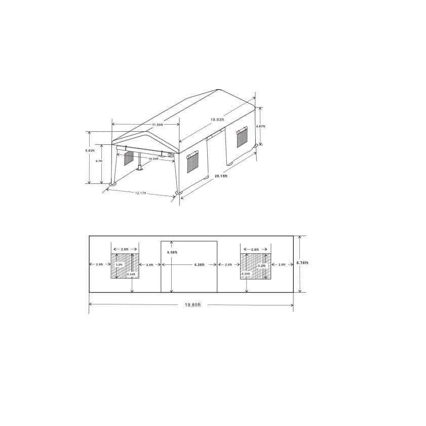 Outdoor Storage Shed, 9' x 4' Metal Garden Tool Shed, Space-saving Lean-to Shed Wall Side Design, Sloping Roof, Reinforced Frame, with Window and 6 Air Vents, Lockable