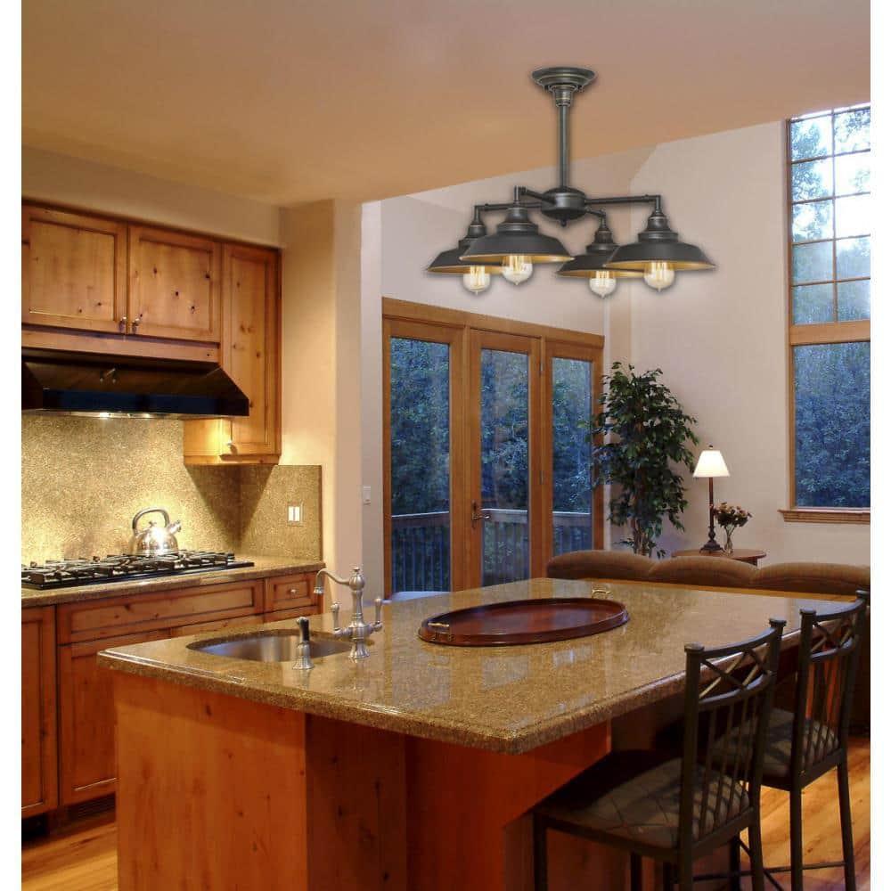 Iron Hill 4 - Light Classic / Traditional Chandelier