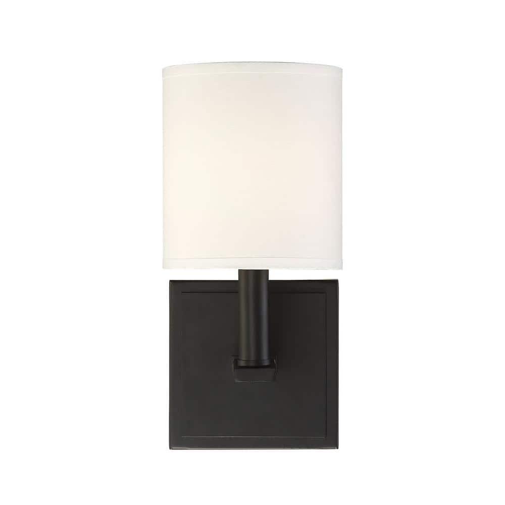 Savoy House Waverly 1 - Light Wall Light in  Matte Black