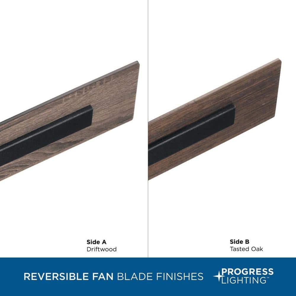 P2586-7130K-Progress Lighting-Glandon - Wide - Ceiling Fan - 1 Light - Handheld Remote in Transitional style - 60 Inches wide by 17.13 Inches