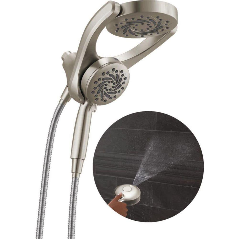 5-Setting HydroRain 2-in-1 Dual Shower Head with ProClean Spray