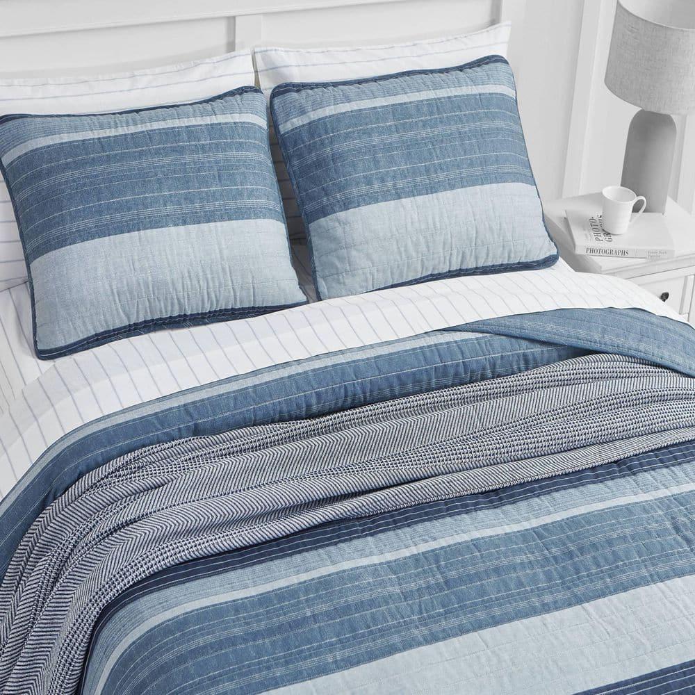 Nautica Ridgeport Cotton Reversible Quilt Set