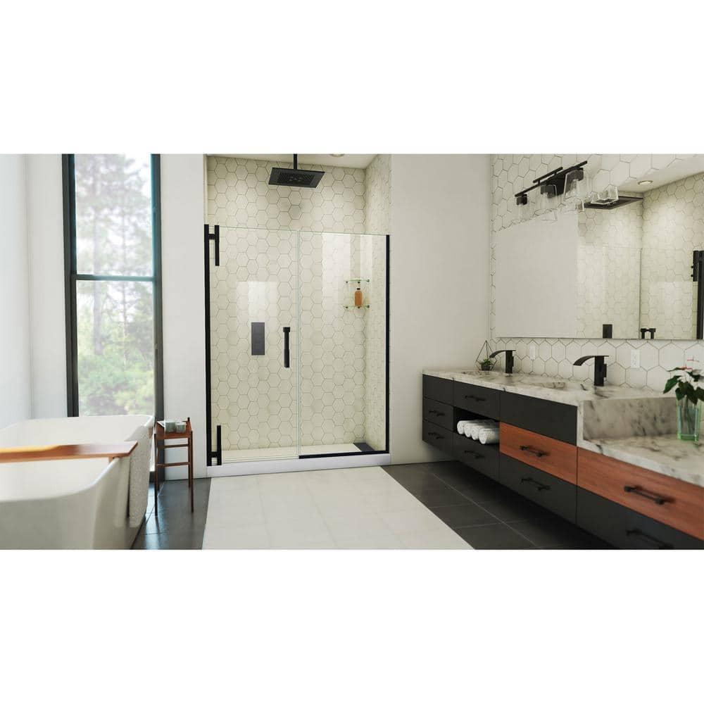 DreamLine Ascend 56-57 in. W x 72 in. H Frameless Pivot Shower Door