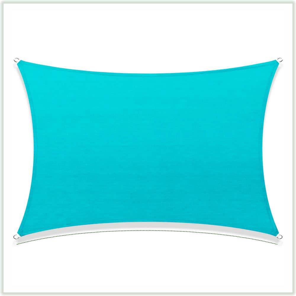 ColourTree Colourtree Sun Shade Sail Rectangle Canopy Fabric Cloth Screen, Water Permeable & UV Block UPF50