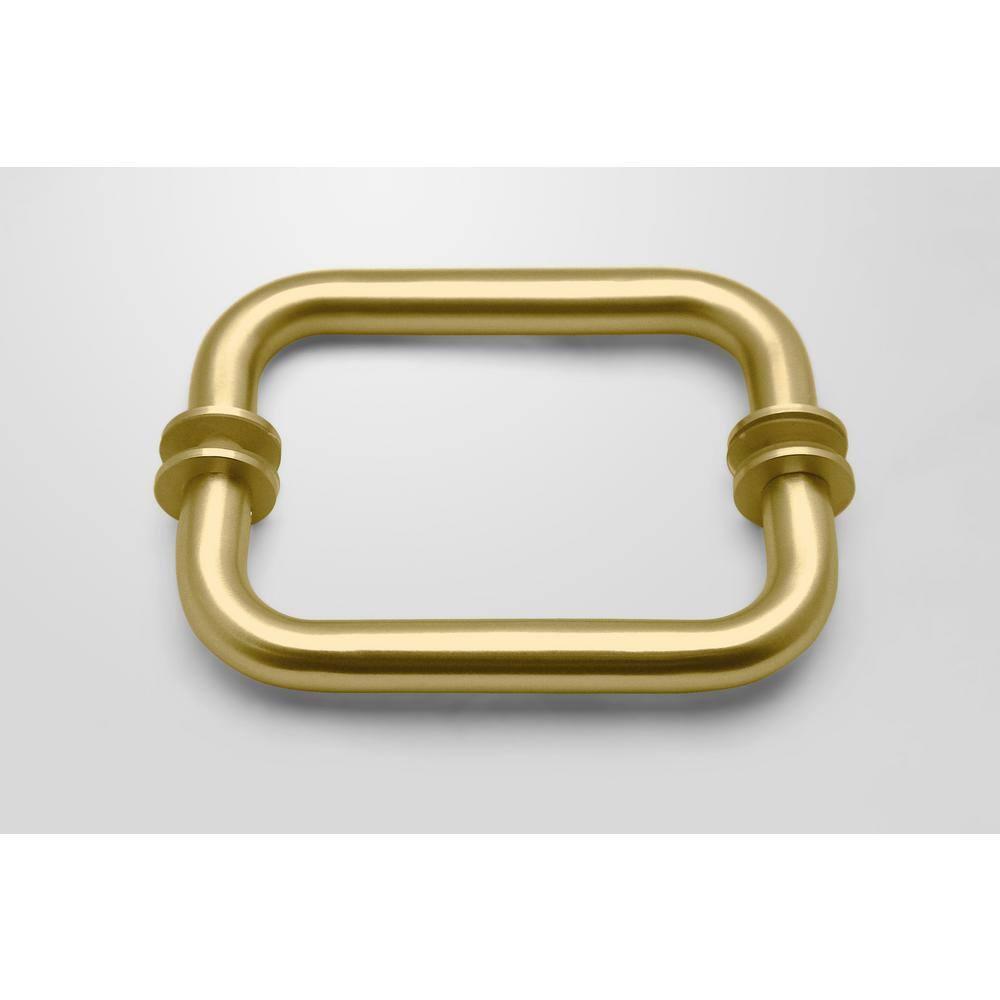 Glass Warehouse Halo 60 in. x 36 in. x 78 in. 90-degree Fully Frameless Glass Hinged Shower Enclosure 90-GH-60-36-SB