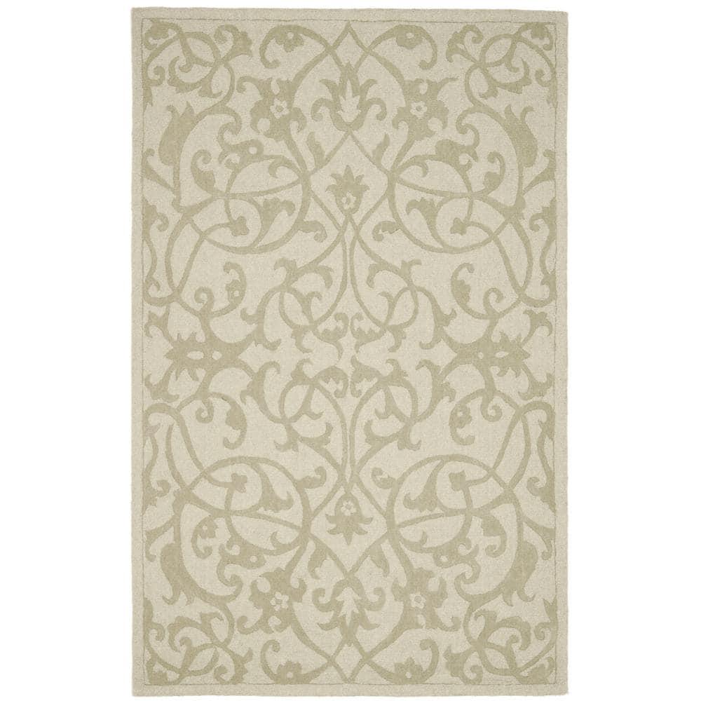 Impressions IM341 Hand Loomed Area Rug - Sage - 6'x9' - Safavieh.