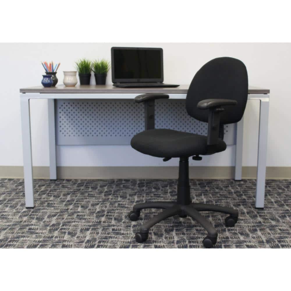Boss Office Products DX Posture Office Chair with Adjustable Arms in Black