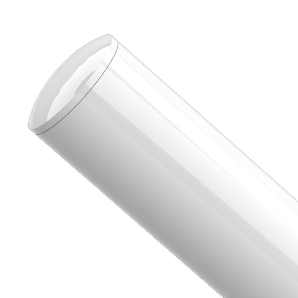 FORMUFIT F112IDC-WH-10 PVC Internal Domed End Cap, Furniture Grade, 1-1/2" Size, White (Pack of 10)