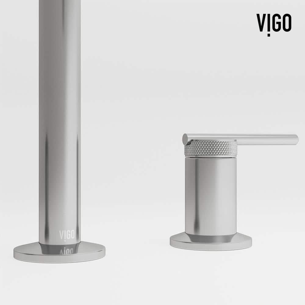 Sterling 7" H Two Handle Widespread Bathroom Faucet