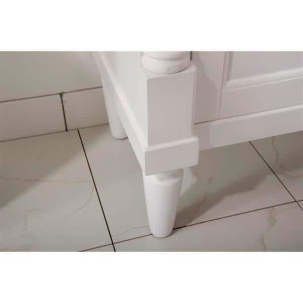 Furniture Indoor Home Decorative Bathroom, Kitchen 18" White Sink Vanity