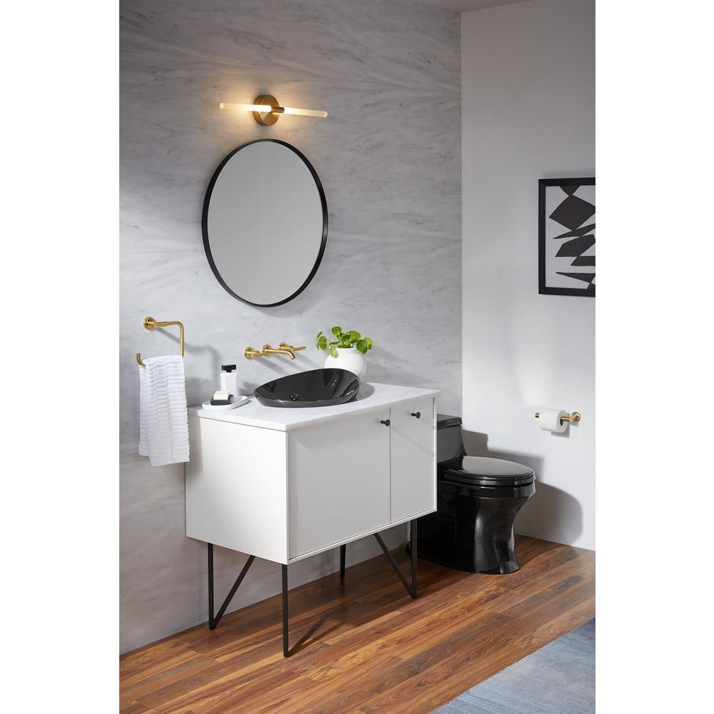 Essential Round Wall Mirror, Bathroom/Vanity Mirror with Frame