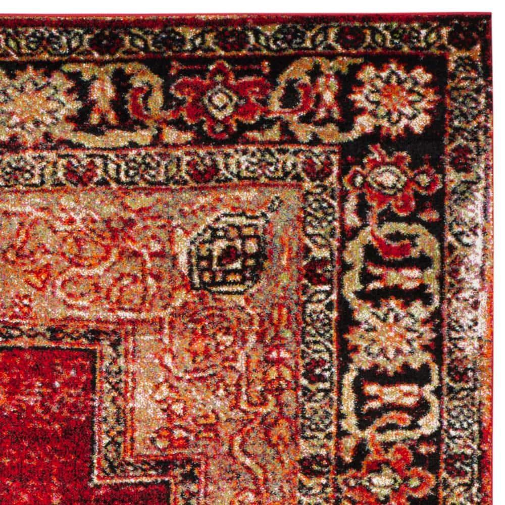 Vintage Hamadan VTH219 Power Loomed Indoor Area Rug - Red/Multi - 4'x6' - Safavieh.