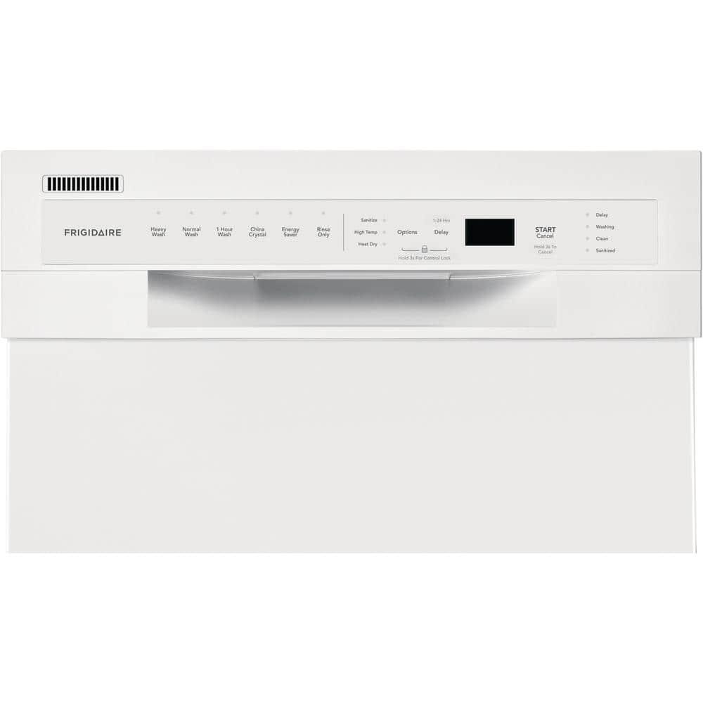 Frigidaire Frigidaire Series 18" 52 dBA Built-in Full Console Dishwasher with Cycle Status Indicators FFBD1831UW