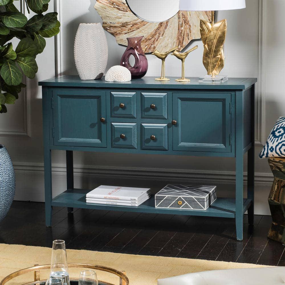 Charlotte Sideboard - AMH6517 - Teal - Safavieh Couture