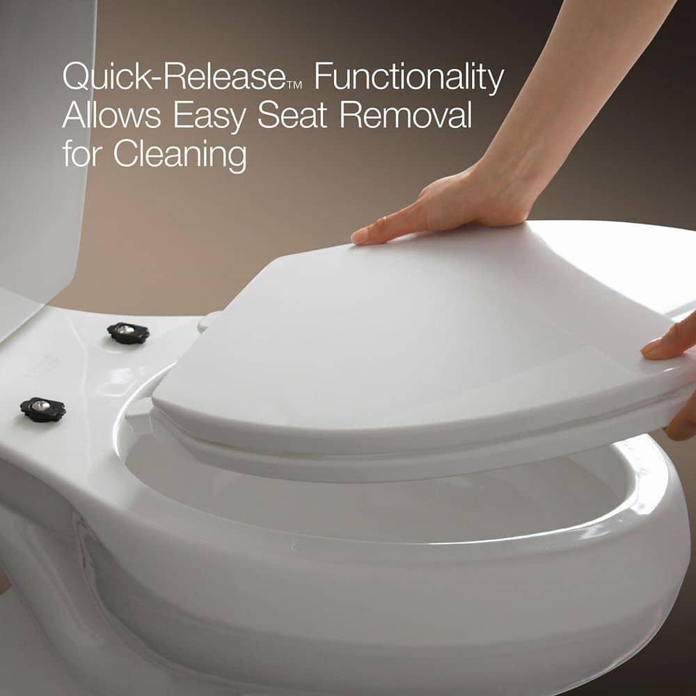 Stonewood Quiet-Close Compression-Molded Wood Toilet Seat