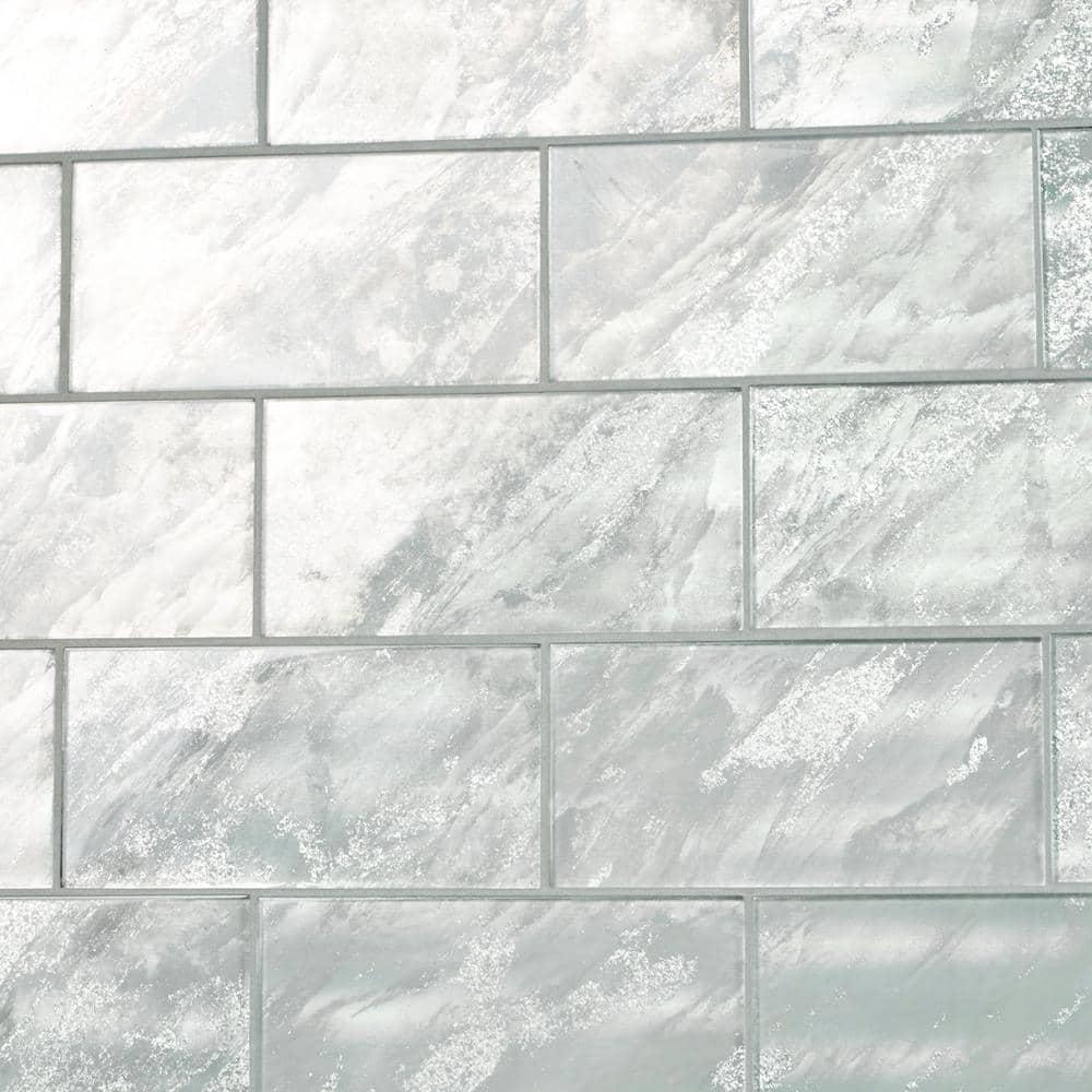 Bond Tile Wonder Glass 4.37 in. x 8.74 in. Polished Glass Wall Tile (5.3 Sq. Ft. / Case)