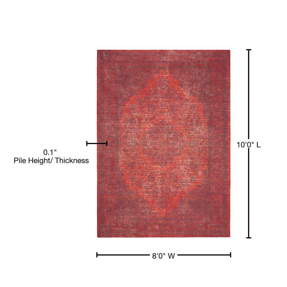 Classic Vintage CLV121 Loomed Indoor Area Rug - Orange/Red - 8'x10' - Safavieh