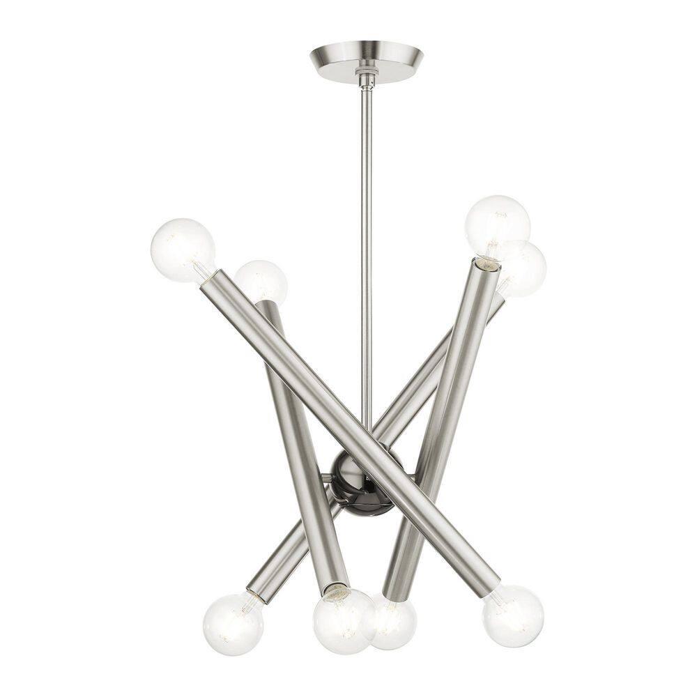 Livex Lighting Stafford 8 - Light Chandelier in  Brushed Nickel