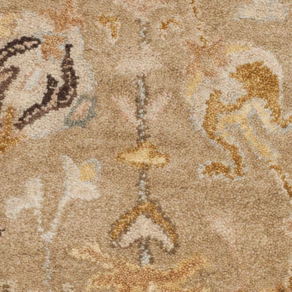 Antiquity AT859 Hand Tufted Indoor Runner Rug - Taupe/Beige - 2'3"x10' - Safavieh