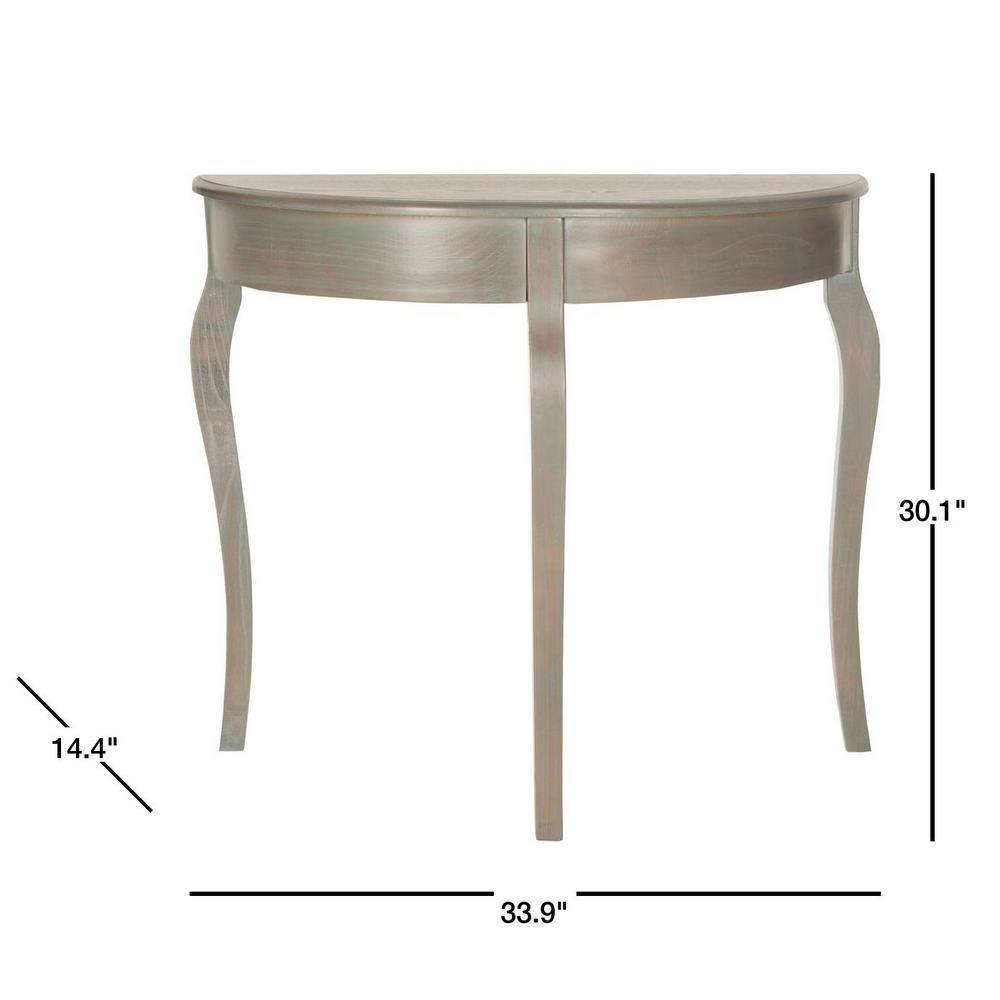 Sema Console Table - Ash Grey - Safavieh