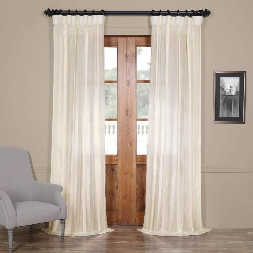 Rylene Synthetic Sheer Curtain Single Panel