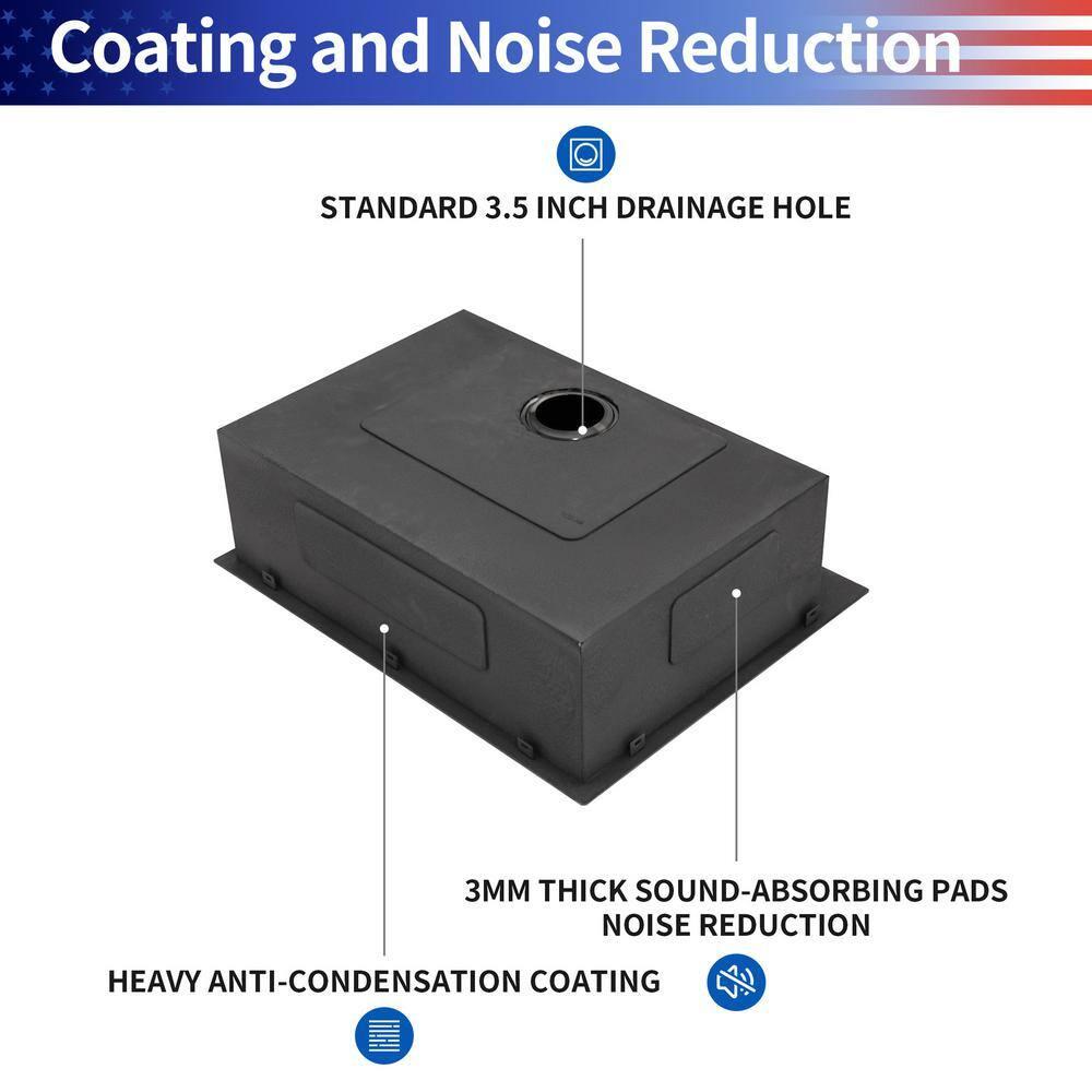 28'' L Drop-In Single Bowl Stainless Steel Kitchen Sink