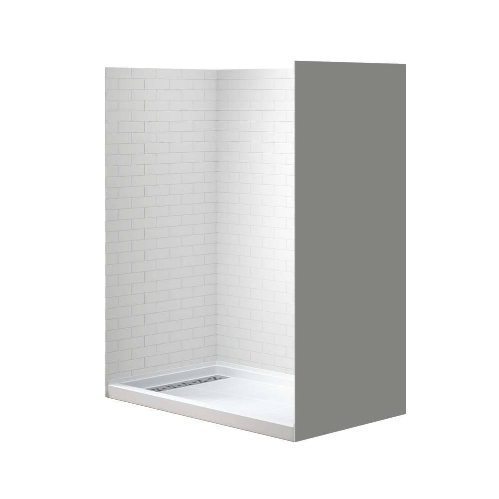 60'' W 75'' H Framed Rectangle Shower Stall