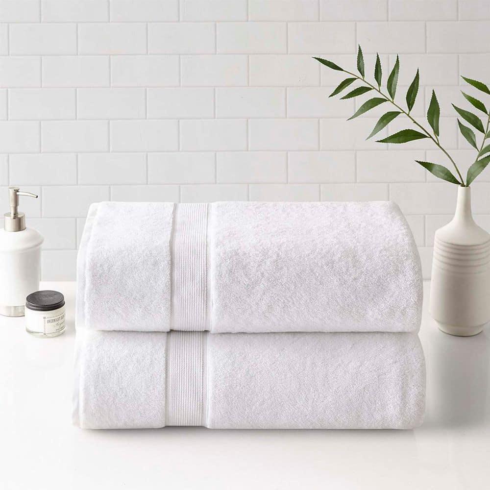 Madison Park Signature 800GSM 100% Cotton Bath Sheet 2 Piece Set (Set of 2)