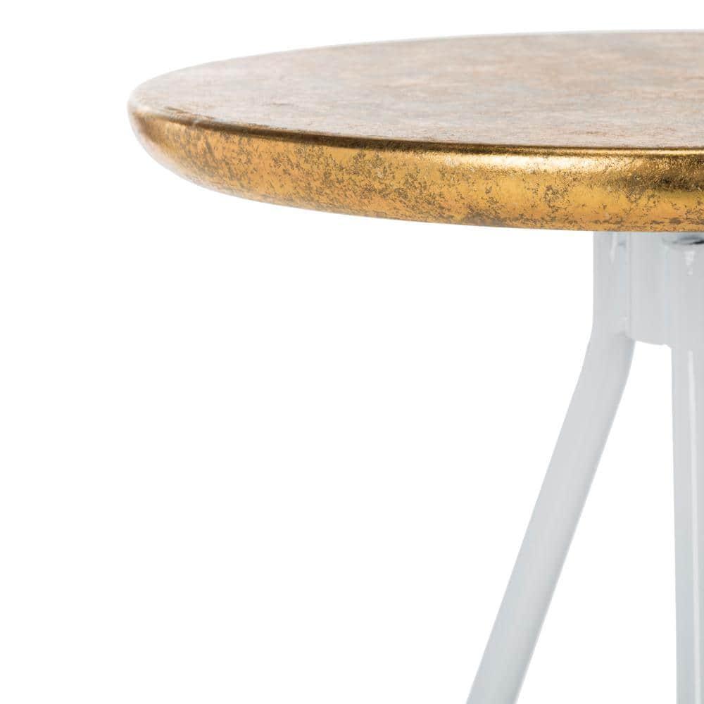 Galexia Bar Stool - BST3200 - Gold/White - Safavieh