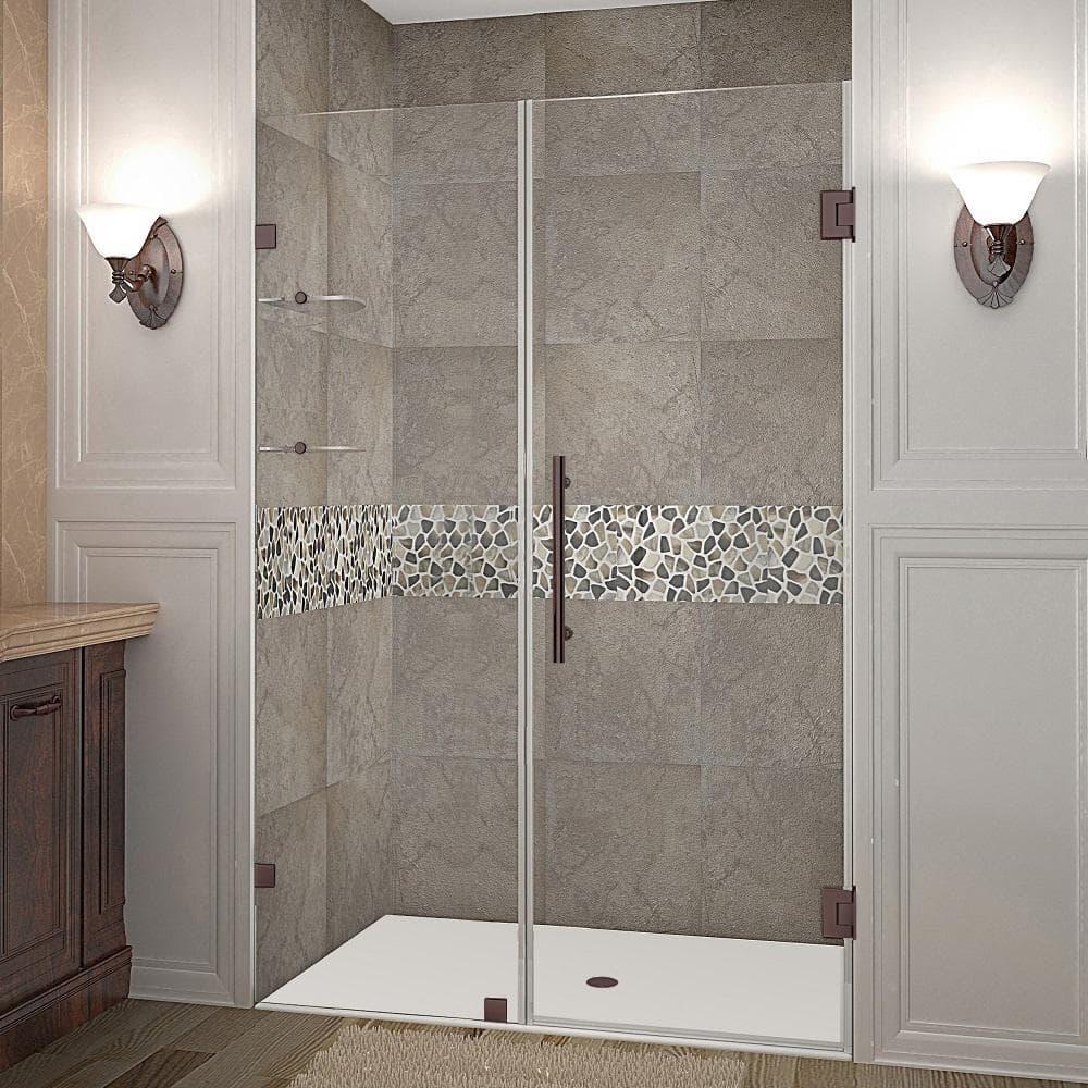 Nautis GS Hinged Frameless Shower Door
