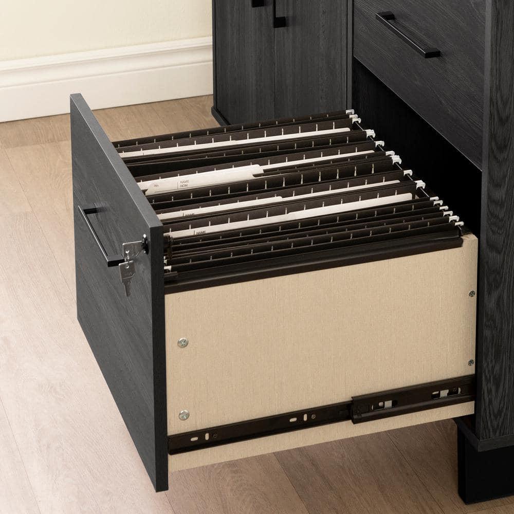 Peake 47.5'' Wide 2 - Drawer Filing Credenza with Cable Management