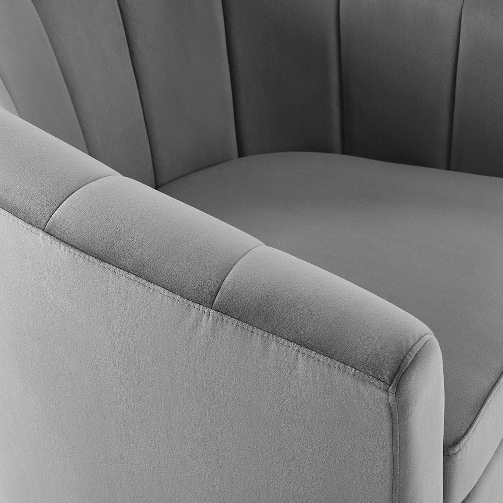Modway Prospect Performance Velvet Swivel Armchair