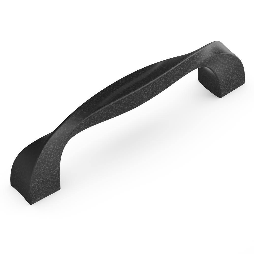 Twist Kitchen Cabinet Handles, Solid Core Drawer Pulls for Cabinet Doors, 3-3/4" (96mm)
