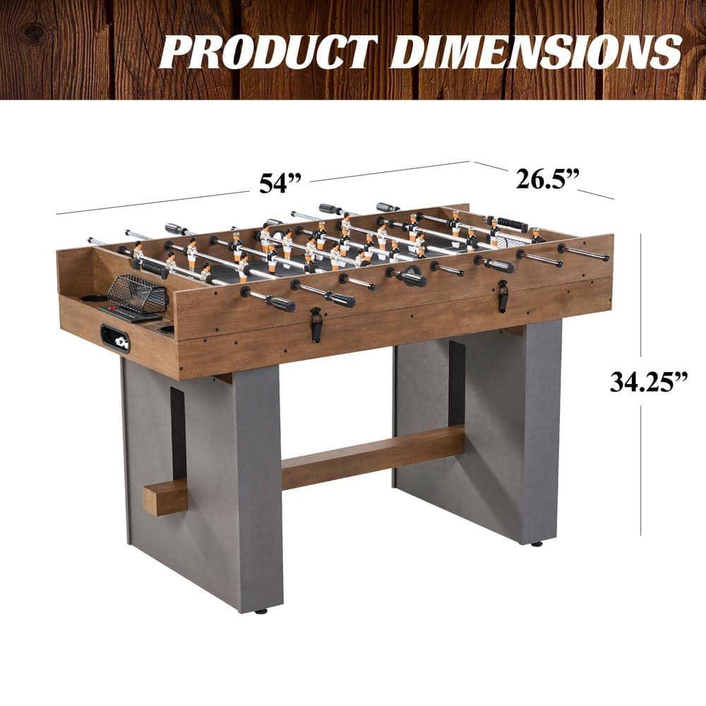 Barrington Billiards Company Barrington Urban Collection 54” 3-in-1 Combination Table includes  Air Hockey, Foosball, And Table Tennis