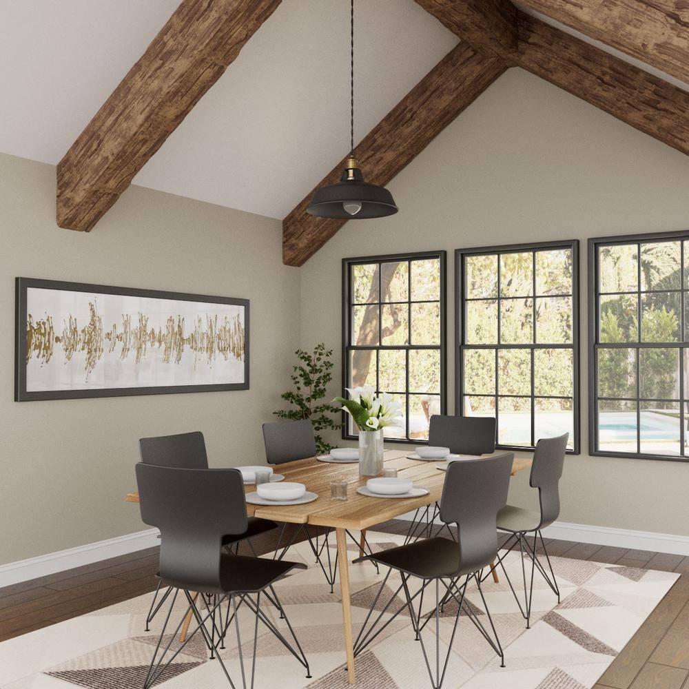 Ekena Millwork Salvaged Timber HeritageTimber Faux Wood 3-Sided Ceiling Beam (U-Beam)
