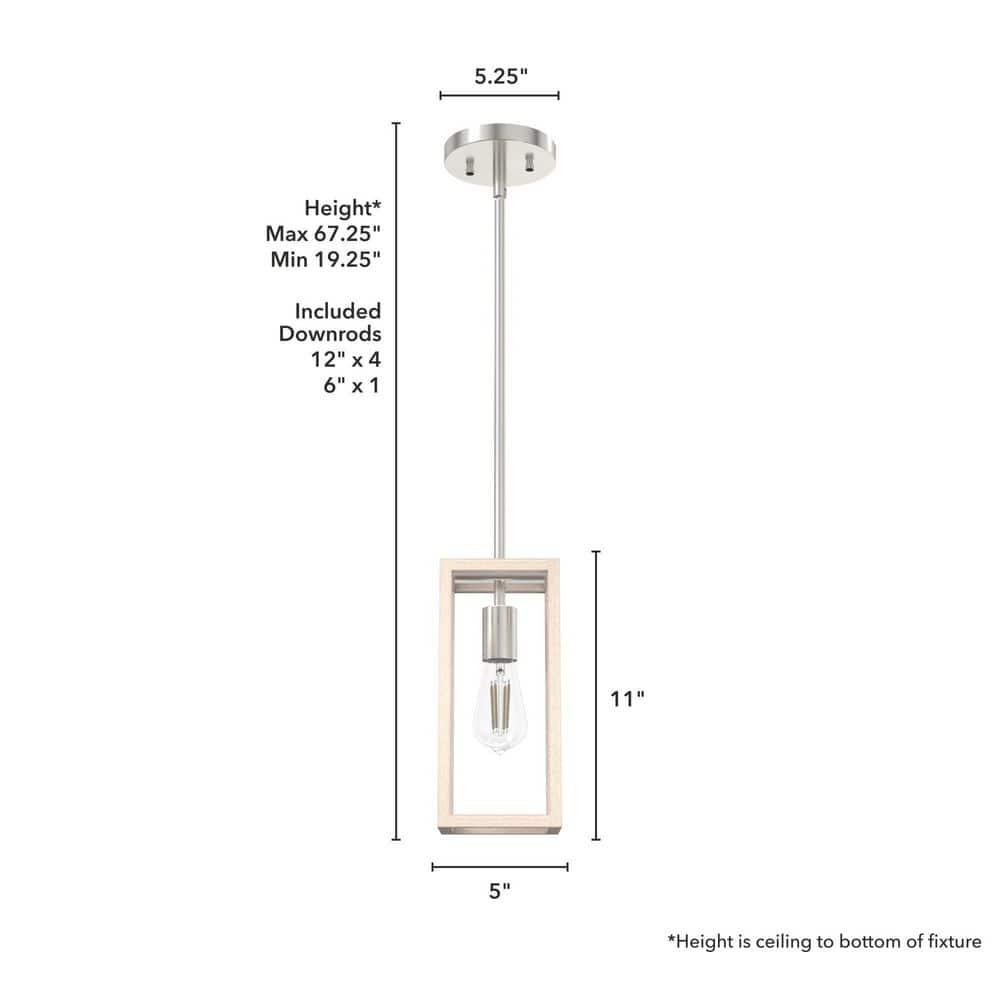 Squire Manor 1 - Light Rectangle Mini Pendant