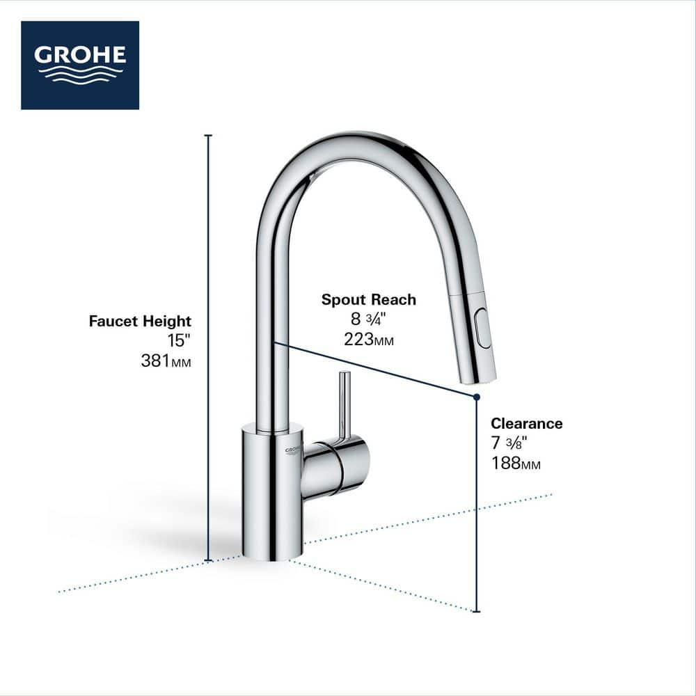 Concetto™ Single Handle Kitchen Faucet with Accessories 1.75 GPM