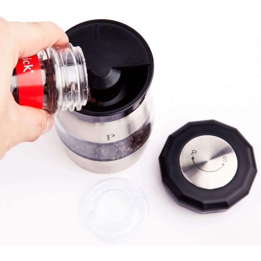 Ozeri Duo Ultra Grinder 2-in-1 Salt & Pepper Combination Mill