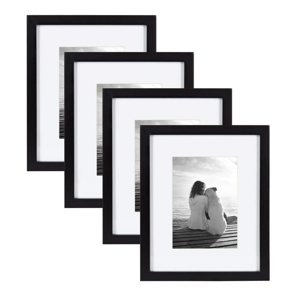 DesignOvation 8 x 10 Satin Picture Frame 4 Count