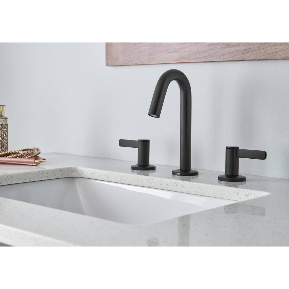 Amalfi Widespread Bathroom Faucet with Drain Assembly