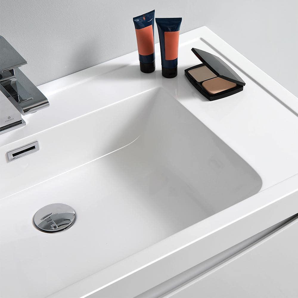 Tuscany 32" Wall Mount Single Sink Bathroom Vanity Set with Medicine Cabinet (Faucet Not Included)