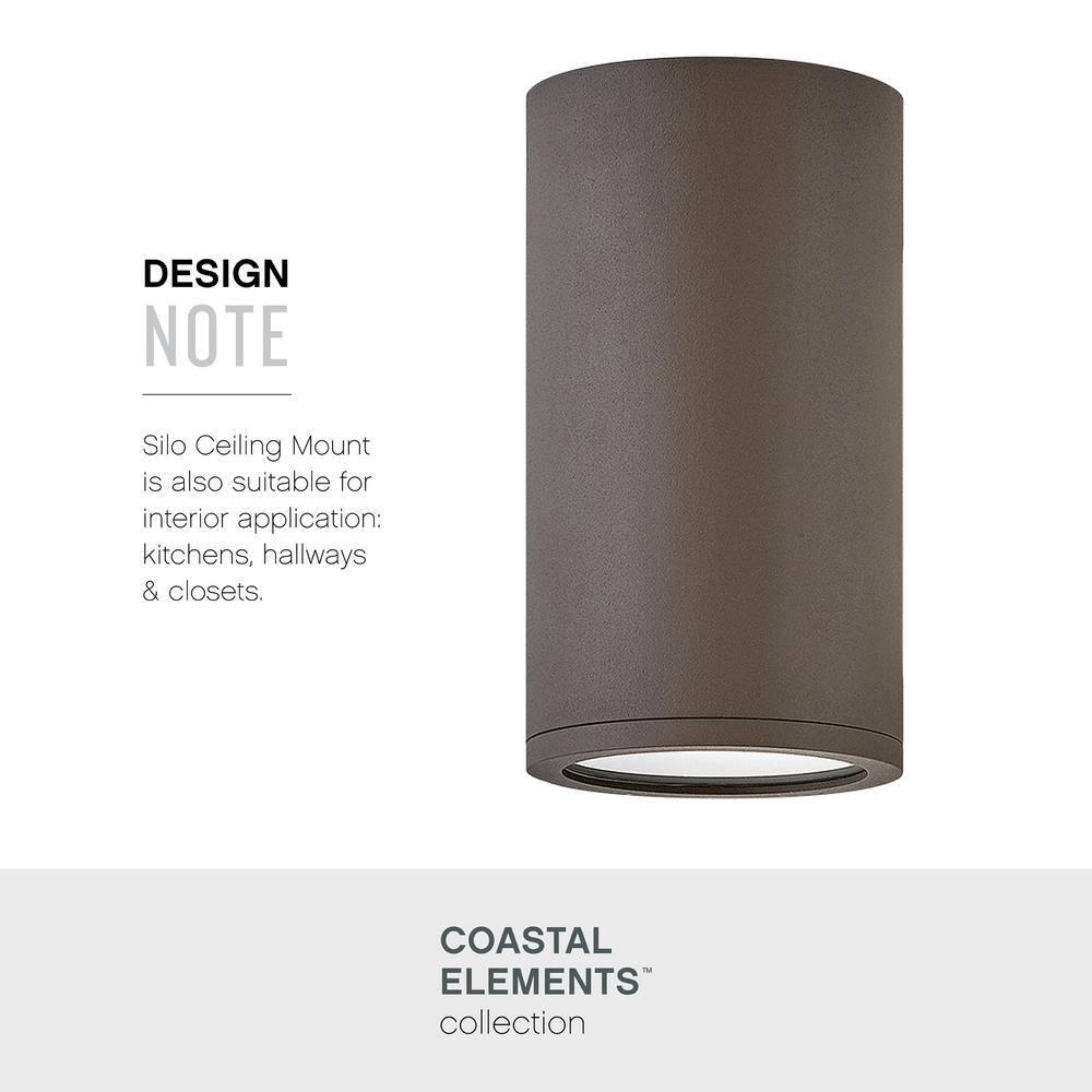 Silo 1 - Bulb 8" H Outdoor Armed Sconce