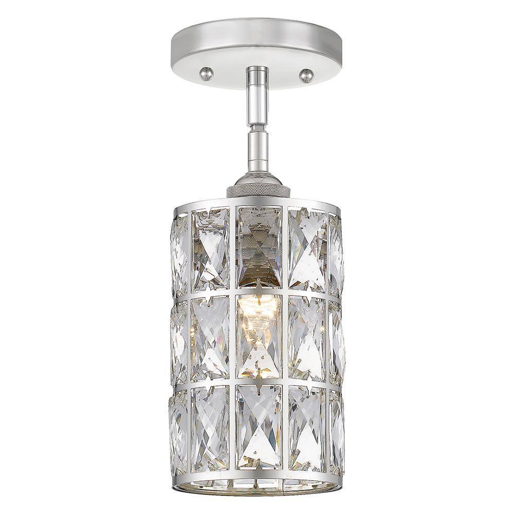 Quoizel Lighting Oliver 1 - Light Pendant in  Polished Nickel