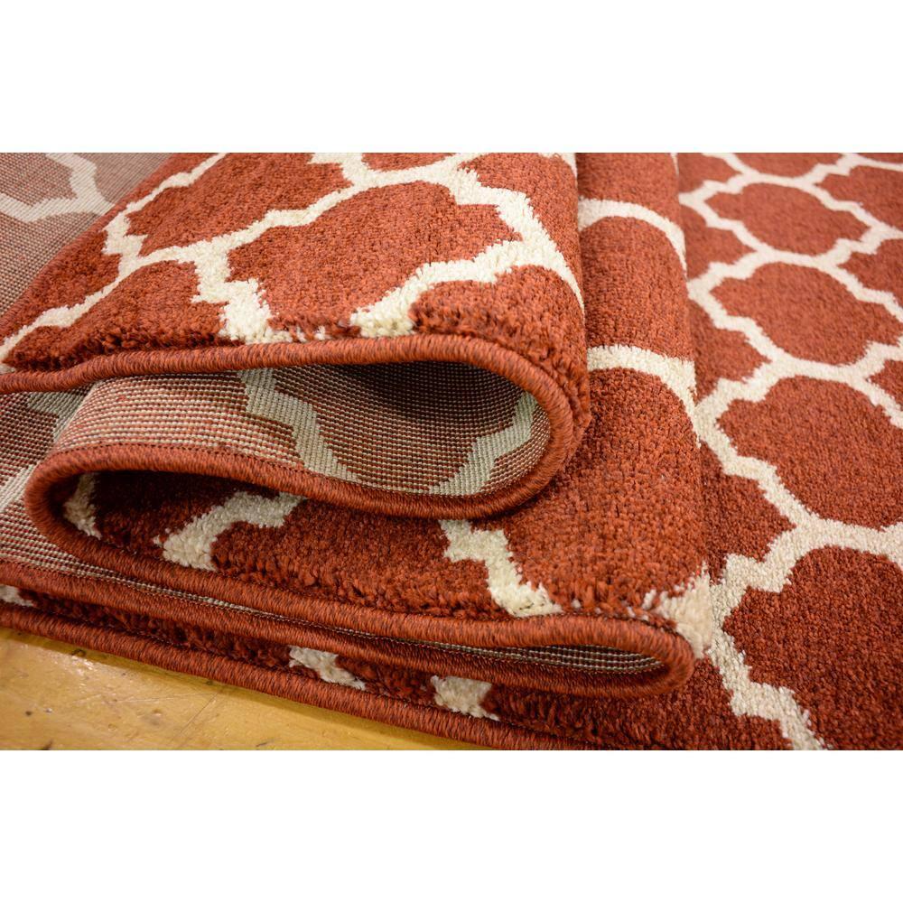 Trellis Philadelphia Red/Beige 2' 7 x 10' 0 Runner Rug