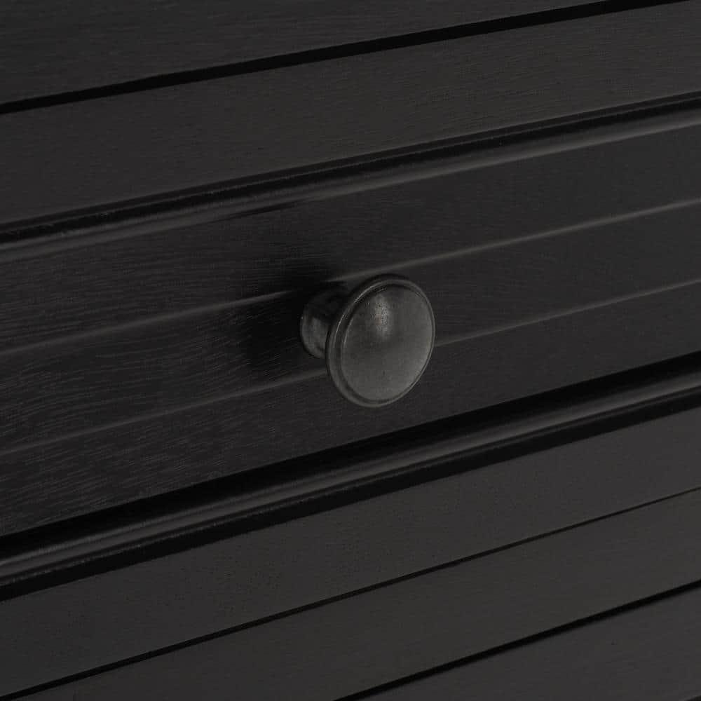 SAFAVIEH Tate 2-Drawer 2-Door Sideboard Black