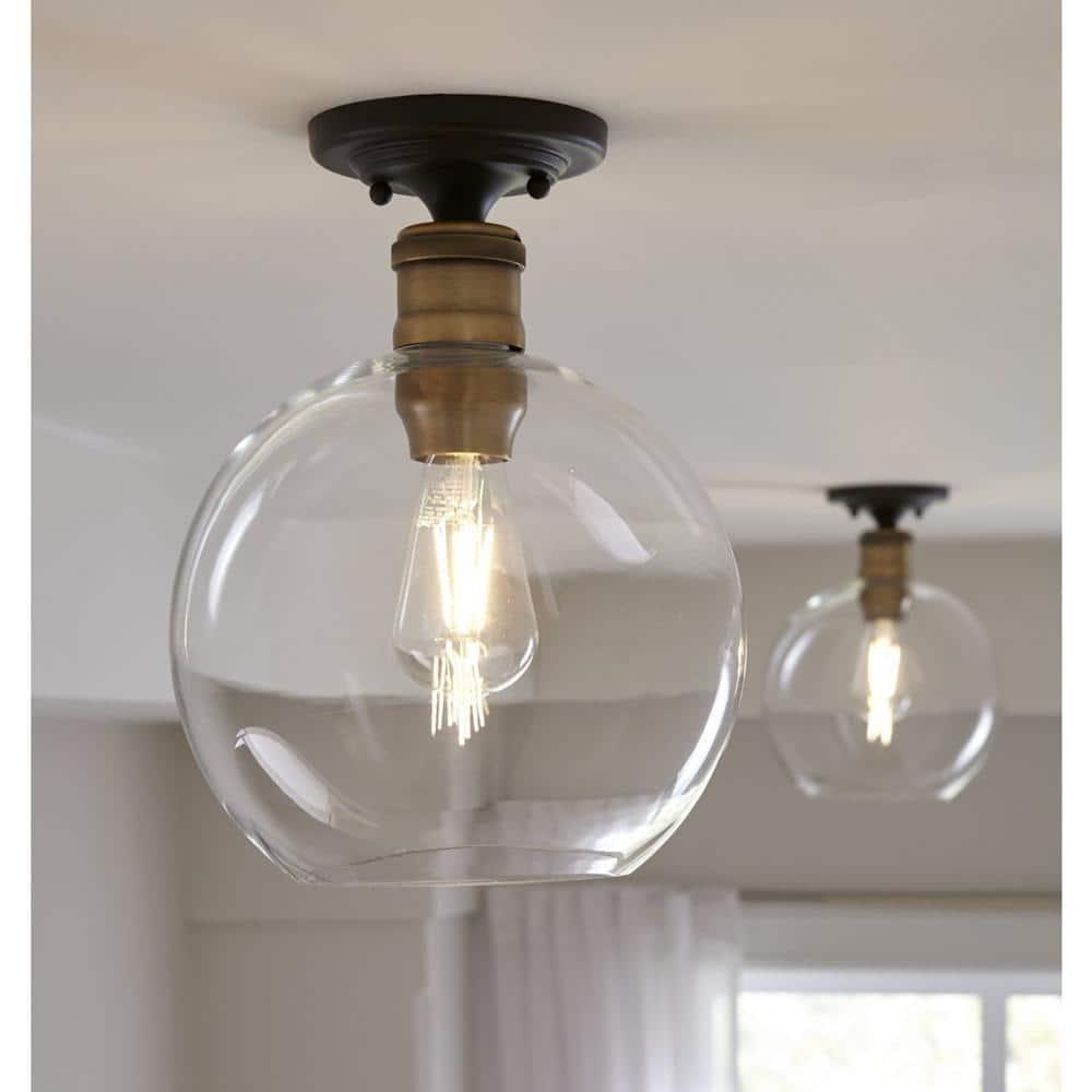 Progress Lighting - One Light Flush Mount - Close-to-Ceiling - Hansford -