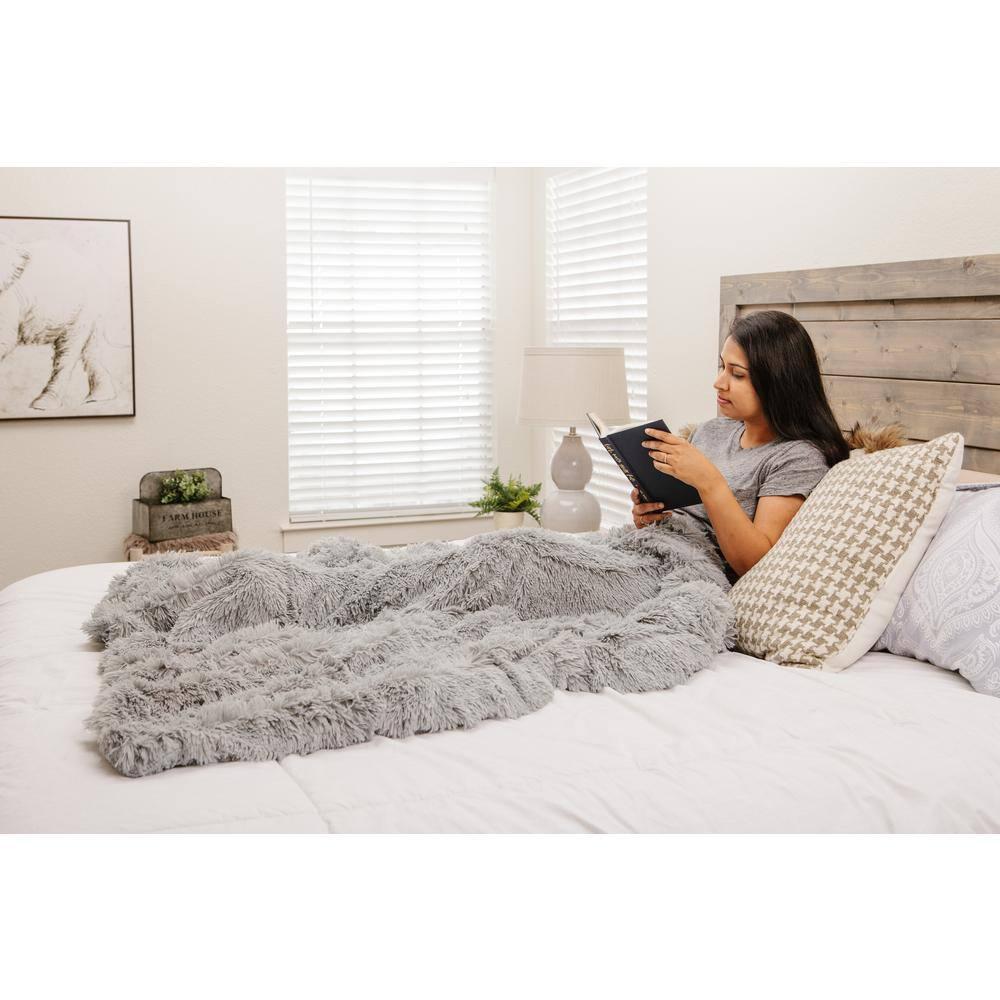 Chanasya Shaggy Shaggy Super Elegent Sherpa Long Fur Throw