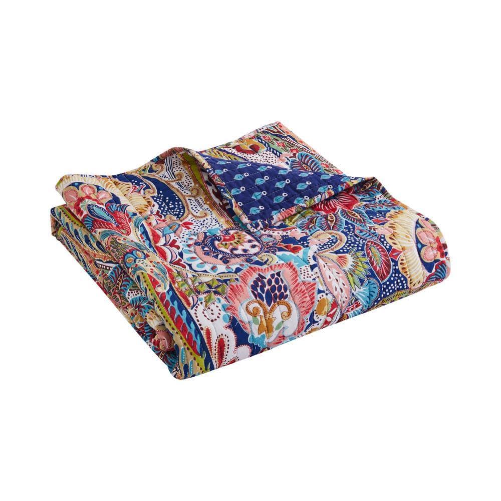 Nanette Floral Quilted Throw - Levtex Home