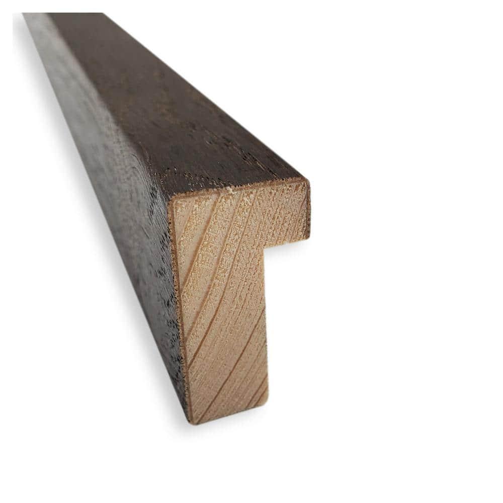 Amanti Art Carlisle Espresso Narrow Wood Picture Frame Opening Size 18x22 in.